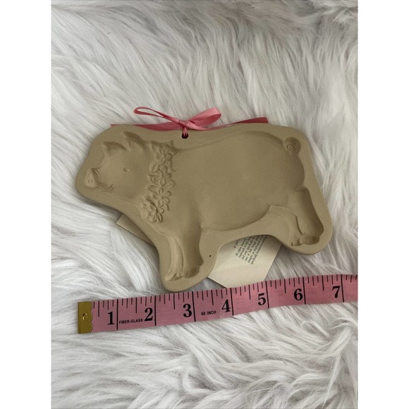 VINTAGE Lot 3 Brown Bag Cookie Art Mold 1985 COW/1997 PIG/1993 ROCKING HORSE - Picture 2 of 11